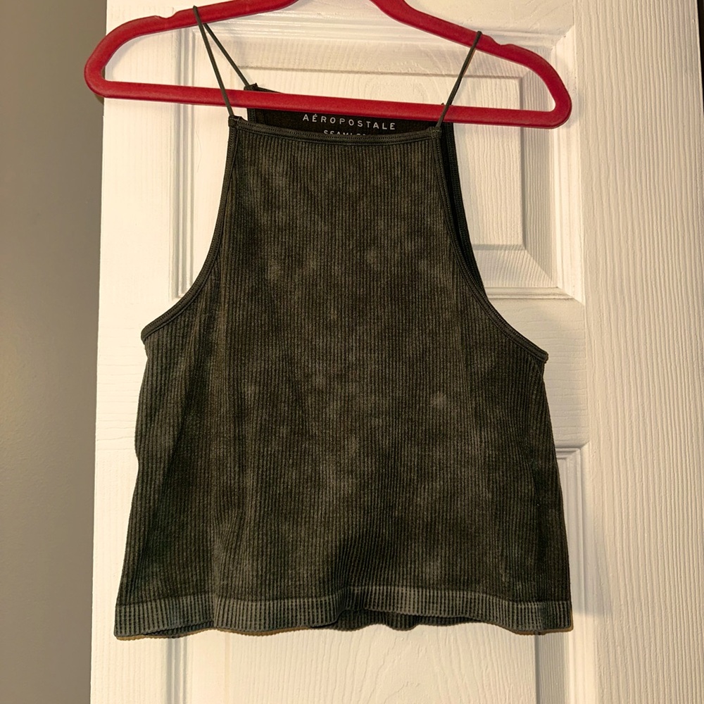 Aeropostale green tie dye tank top. - Small